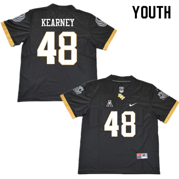 Youth #48 Aundre Kearney UCF Knights College Football Jerseys Sale-Black